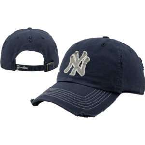 New York Yankees Hat   Navy High Ball 