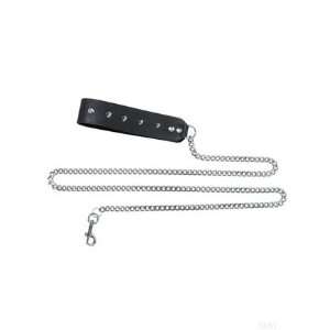  Chain Leash W/studded Handle 4 Ft