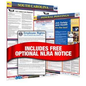  South Carolina Labor Law Posters (State & Federal incl 