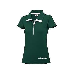   Spartans Womens Sun Shade Polo Small 