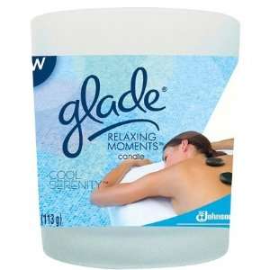  Glade Relaxing Moments Jar Candle Cool Serenity 4 oz 