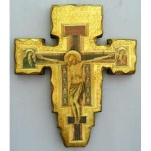  15 Giotto Crucifixion Print on Florentine Cross