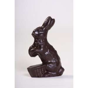 Chocolate Decadence Solid Chocolate Easter Bunny With Basket  