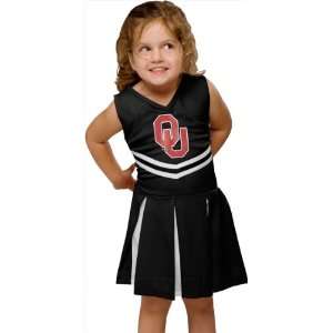    Oklahoma Sooners Toddler Black Cheer Dress