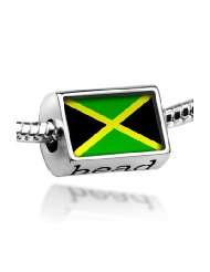 Beads Jamaica Flag   Pandora Charm & Bracelet Compatible