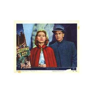  Sleeping City Original Movie Poster, 14 x 11 (1950 