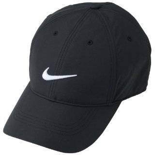  Nike Golf Tech Swoosh Cap (White/Black) Clothing