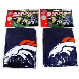   Broncos Team Logo Inflatable Helmets (2 Pack)