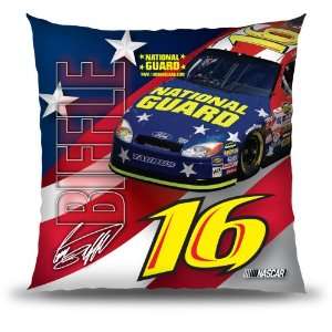   National Guard Nascar Sublimation 18 in Toss Pillow