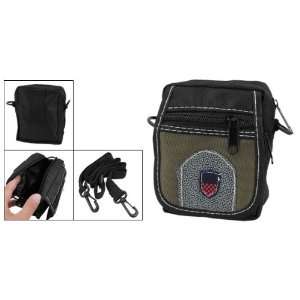   Compartments Black Nylon Bag Holder for Digital Camera Electronics