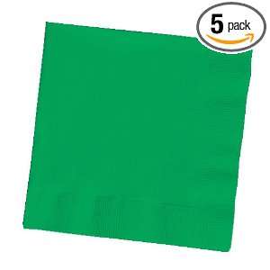 Creative Converting Paper Napkins, 3 Ply Luncheon Size, Emerald Green 