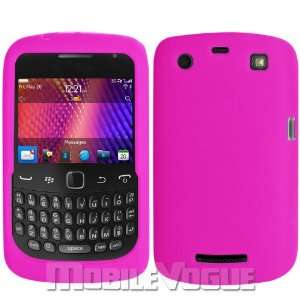  Silicone Case Blackberry Curve 9350 Hot Pink SLC10 