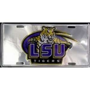   University Chrome LICENSE PLATES Plate Tag Tags auto vehicle car front