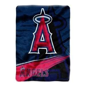 Los Angeles Angels MLB 60 X 80 Royal Plush Raschel Throw Blanket 