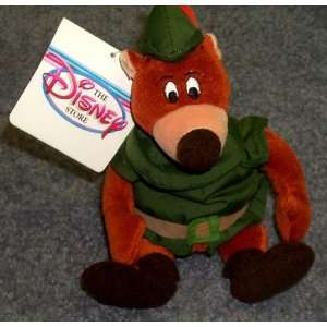 Out of Production Disney Robin Hood Little John Bear Beanie Doll MINT 