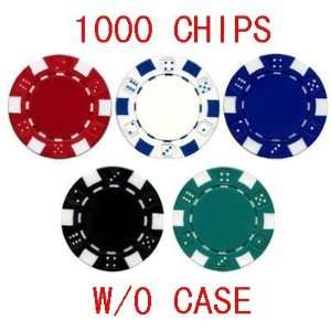  Bluff King 1000 Poker Chips Dice Suite Poker Chips 