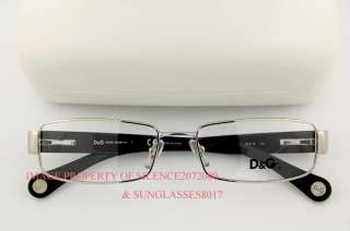 Brand New D&G Eyeglasses Frames DD 5061 351 SILVER Men  