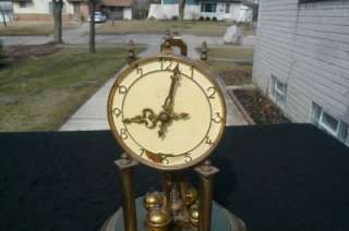 Schatz 49 400 Day Anniversary 4 Ball Pendulum Shelf Mantle Clock 