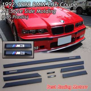 92 99 BMW E36 2dr 3 Series M3 Side Door Molding (ABS)  