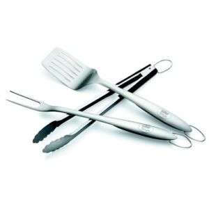 Weber Style 6445 Pro 3 Piece Barbeque Grill Tool Set  