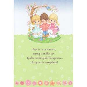  Greeting Card Easter Precious Moments Hope Is in Our Hearts 