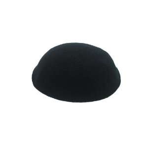  Black DMC Knitted Kippah with Large Dome Shape Everything 