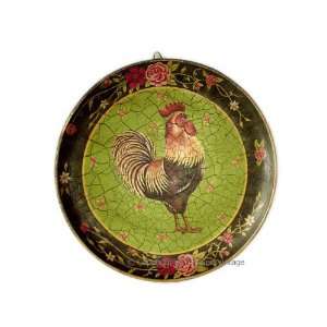   Rooster French Country Hand Painted Plate / Wall Decor