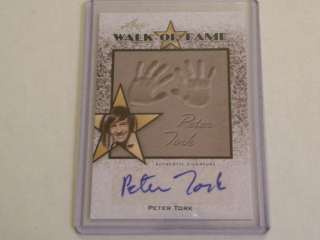 PETER TORK Pop Century Walk of Fame Autograph MONKEES  