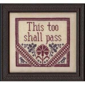  This Too Shall Pass   Cross Stitch Pattern Arts, Crafts 