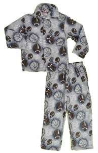 Tuff Guys Boys 2Pc Gray Pajama Set Size 4 5/6 7  