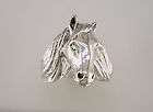 Horse Head Ring Sterling Silver S7 1/2