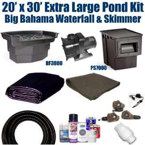 Koi Pond Kit 5,200 GPH Pump Atlantic Big Bahama Skimmer & 38 Atlantic 