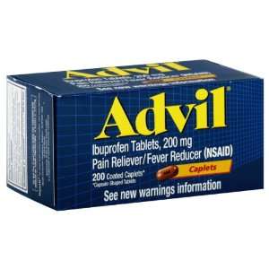  Advil Pain Reliever/Fever Reducer, 200 mg, Coated Caplets 