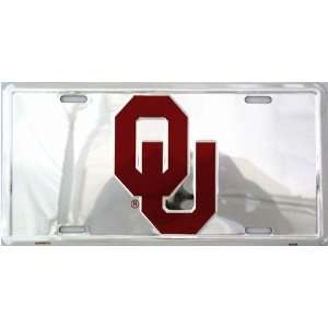  Oklahoma Sooners Chrome License Plate Frame NCAA 