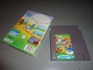 Die Schlumpfe   The Smurfs Complete Nintendo Game CIB PAL Europe 