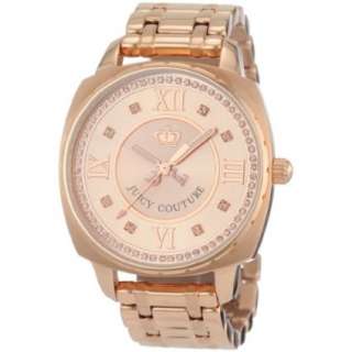 Juicy Couture Womens 1900807 Beau Rose gold Plated Bracelet Watch 