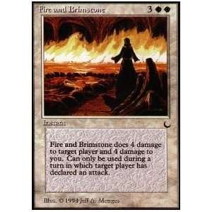    Magic the Gathering   Fire and Brimstone   The Dark Toys & Games
