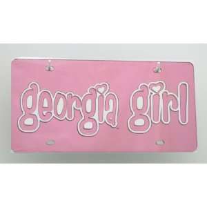  Georgia Girl License Plate Automotive