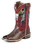 Ariat Western Boots Womens Rodeobaby Roundup Brown Red 10008735