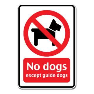 No Dogs Allowed Sign Wall Window Car Vinyl Sticker Decal Mural   Pick 