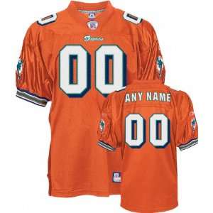   Orange Authentic Jersey Customizable NFL Jersey