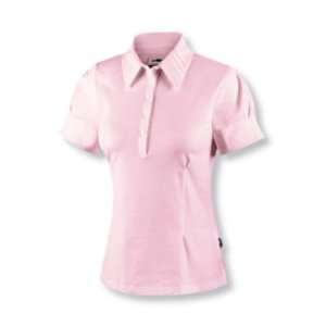 Adidas 2009 Womens ClimaLite Mercerized Short Sleeve Tuck Golf Polo 