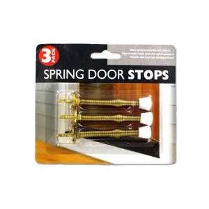 3 Pack Spring Door Stop Set 