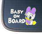 daisy duck baby baby on board vinyl car decal location garland tx 