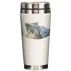    Ceramic Travel Drink Mug Snow Leopard HD Apple 