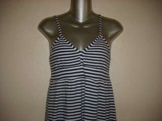 CREW Blue & White Stripe Nautical Cotton Dress Size S  