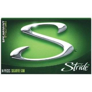 Stride Gum, Sweet Peppermint, 14 Piece Packs (Pack of 12) (Package may 