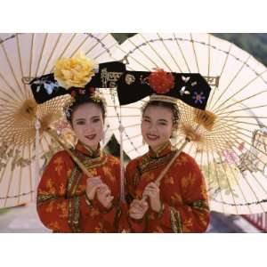 Women Dressed in Traditional Costume, Beijing, China Photographic 