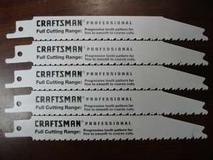 Craftsman S123XF Progressor Recip Blade for Metal 5pcs.  