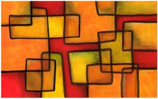 Doo Wap art by todd v   abstract modern cubist  